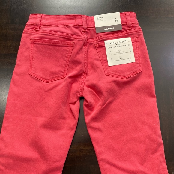DL1961 Chloe Skinny Denim Girl Pants Size 12 - Picture 7 of 12